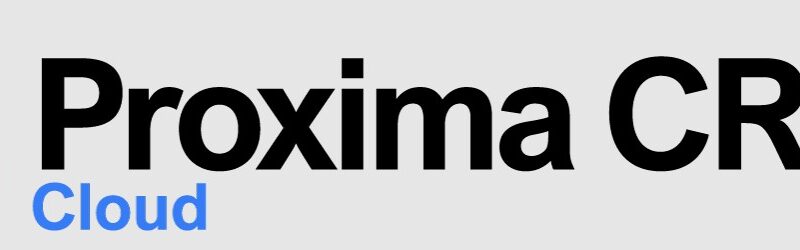 Proxima CRM Cloud