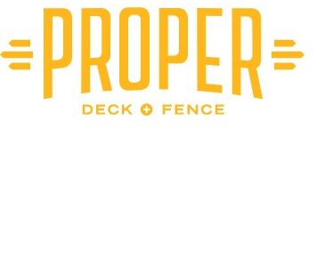 Proper Deck and Fence